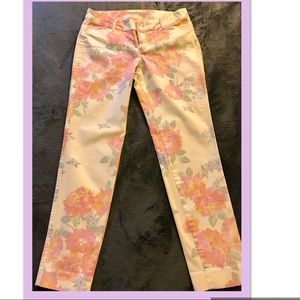 Old Navy, tropical floral pants.
